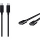 Belkin Thunderbolt 3 Cable, F2CD084 - 2.62 ft Thunderbolt 3 Data Transfer Cable for MacBook Pro - First End: 1 x USB Type C Male Thunderbolt 3 - Second End: 1 x USB Type C Male Thunderbolt 3 - 5 GB/s - Black F2CD084BT0.8MBK