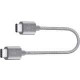 Belkin MIXIT&uarr; Metallic USB-C to USB-C Charge Cable - 6 ft USB Data Transfer Cable for Hard Drive, Chromebook, MacBook, Notebook - First End: 1 x Type C Male USB - Second End: 1 x Type C Male USB - 60 MB/s - Shielding - Gray - 1 Pack F2CU041BT06-G