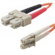 Belkin Duplex Fiber Optic Patch Cable - SC Male - LC Male - 6.56ft - Orange - TAA Compliance F2F202L7-02M