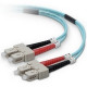 Belkin Fiber Optic Patch Cable - SC Male - SC Male - 6.56ft - Aqua - TAA Compliance F2F40277-02M-G