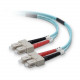 Belkin Fiber Optic Patch Cable - SC Male - SC Male - 164.04ft - Aqua F2F40277-50M-G