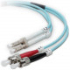 Belkin Fiber Optic Patch Cable - LC Male - ST Male - 6.56ft - Aqua - TAA Compliance F2F402L0-02M-G
