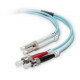 Belkin Fiber Optic Patch Cable - LC Male - ST Male - 164.04ft - Aqua F2F402L0-50M-G