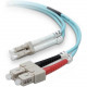 Belkin Fiber Optic Patch Cable - LC Male - SC Male - 6.56ft - Aqua - TAA Compliance F2F402L7-02M-G