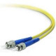 Belkin Fiber Optic Duplex Patch Cable - ST Male - ST Male - 6.56ft - Yellow - TAA Compliance F2F80200-02M