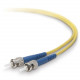 Belkin Duplex Fiber Optic Patch Cable - ST Male - ST Male - 9.84ft - TAA Compliance F2F80200-03M