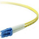 Belkin Fiber Optic Duplex Patch Cable - 82.02 ft Fiber Optic Network Cable - First End: 2 x LC Male - Second End: 2 x LC Male - Patch Cable - Yellow F2F802LL-25M