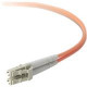 Belkin Fiber Optic Network Cable - 3.28 ft Fiber Optic Network Cable for Network Device - LC Male Network - LC Male Network - Aqua F3F004-01M