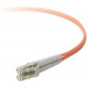 Belkin Fiber Optic Network Cable - 6.56 ft Fiber Optic Network Cable for Network Device - LC Male Network - LC Male Network - Aqua F3F004-02M