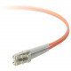 Belkin Fiber Optic Network Cable - 16.40 ft Fiber Optic Network Cable for Network Device - LC Male Network - LC Male Network - Aqua F3F004-05M