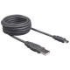 Belkin F3U138B06 USB Cable - 5.91 ft USB Data Transfer Cable - 5-pin Mini Type B USB - Black F3U138B06