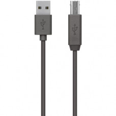 Belkin USB Data Transfer Cable - 5.91 ft USB Data Transfer Cable - Type A USB - Type B USB - Black F3U154BT1.8M