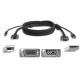 Belkin OmniView Pro Series Plus USB KVM Cable - 10ft - Black F3X1962B10