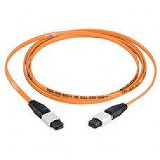 Panduit QuickNet F512D5-5M15Y Fiber Optic Duplex Cable - 49 ft Fiber Optic Network Cable - First End: 1 x MTP Female Network - Second End: 1 x MTP Female Network - Orange - 1 Pack - TAA Compliance F512D5-5M15Y