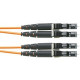 Panduit Fiber Optic Duplex Patch Network Cable - 59.06 ft Fiber Optic Network Cable for Network Device - First End: 2 x LC Male Network - Second End: 2 x LC Male Network - Patch Cable - Orange - 1 Pack F52ERLNLNSNM018