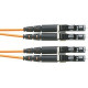 Panduit Opti-Core Fiber Optic Patch Network Cable - 154 ft Fiber Optic Network Cable for Network Device - First End: 2 x LC Male Network - Second End: 2 x LC Male Network - Patch Cable - 50/125 &micro;m - Orange F52ERLNLNSNM047