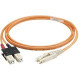 Panduit Fiber Optic Duplex Patch Network Cable - 6.60 ft Fiber Optic Network Cable for Network Device - First End: 2 x FC Male - Pigtail - Patch Cable - 50/125 &micro;m - TAA Compliance F5D4-NM2Y