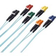 Panduit Opti-Core Fiber Optic Patch Network Cable - 6.60 ft Fiber Optic Network Cable for Network Device - First End: 2 x LC Male Network - Second End: 2 x LC Male Network - Patch Cable - 50/125 &micro;m - White, Orange - TAA Compliance F5E10P-10M2