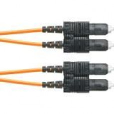 Panduit Fiber Optic Duplex Patch Network Cable - 19.69 ft Fiber Optic Network Cable for Network Device - First End: 2 x SC Male Network - Second End: 2 x SC Male Network - Patch Cable - 62.5/125 &micro;m - Orange - 1 Pack - TAA Compliance F623RSNSNSNM