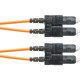 Panduit Fiber Optic Duplex Patch Network Cable - 3.28 ft Fiber Optic Network Cable for Network Device - First End: 2 x SC Male Network - Second End: 2 x SC Male Network - Patch Cable - 62.5/125 &micro;m - Orange - 1 Pack - TAA Compliance F623RSNSNSNM0