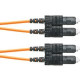 Panduit Fiber Optic Duplex Patch Network Cable - 154.20 ft Fiber Optic Network Cable for Network Device - First End: 2 x SC Male Network - Second End: 2 x SC Male Network - Patch Cable - 50/125 &micro;m - Orange - 1 Pack - TAA Compliance F623RSNSNSNM0