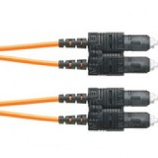 Panduit Fiber Optic Duplex Patch Network Cable - 52.49 ft Fiber Optic Network Cable for Network Device - First End: 2 x SC Male Network - Second End: 2 x SC Male Network - Patch Cable - 50/125 &micro;m - Orange - 1 Pack - TAA Compliance F623RSNSNSNM01