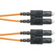 Panduit Fiber Optic Duplex Patch Network Cable - 157.48 ft Fiber Optic Network Cable for Network Device - First End: 2 x SC Male Network - Second End: 2 x SC Male Network - Patch Cable - 50/125 &micro;m - Orange - 1 Pack - TAA Compliance F623RSNSNSNM0