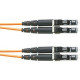 Panduit Fiber Optic Duplex Patch Network Cable - 16.40 ft Fiber Optic Network Cable for Network Device - First End: 2 x LC Male Network - Second End: 2 x LC Male Network - Patch Cable - Orange - 1 Pack F62ELLNLNSNM005