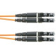 Panduit Fiber Optic Duplex Patch Network Cable - 114.83 ft Fiber Optic Network Cable for Network Device - First End: 2 x LC Male Network - Second End: 2 x LC Male Network - Patch Cable - Orange - 1 Pack F62ELLNLNSNM035