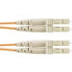 Panduit Opti-Core Fiber Optic Duplex Patch Network Cable - 3.28 ft Fiber Optic Network Cable for Network Device - First End: 2 x LC Male Network - Second End: 2 x LC Male Network - 1.25 GB/s - Patch Cable - 62.5/125 &micro;m - Orange - 1 Pack - TAA Co