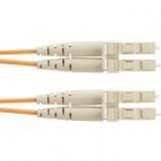 Panduit Opti-Core Fiber Optic Duplex Patch Network Cable - 6.56 ft Fiber Optic Network Cable for Network Device - First End: 2 x LC Male Network - Second End: 2 x LC Male Network - 1.25 GB/s - Patch Cable - 62.5/125 &micro;m - Orange - 1 Pack - TAA Co