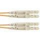 Panduit Opti-Core Fiber Optic Duplex Patch Network Cable - 6.56 ft Fiber Optic Network Cable for Network Device - First End: 2 x LC Male Network - Second End: 2 x LC Male Network - 1.25 GB/s - Patch Cable - 62.5/125 &micro;m - Orange - 1 Pack - TAA Co