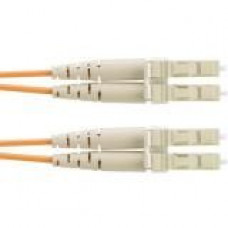Panduit Opticore Fiber Optic Duplex Patch Cable - 98.43 ft Fiber Optic Network Cable for Network Device - First End: 2 x LC Male Network - Second End: 2 x LC Male Network - 1.25 GB/s - Patch Cable - 62.5/125 &micro;m - Orange - 1 Pack F62ERLNLNSNM030