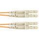 Panduit Fiber Optic Duplex Network Cable - 68.90 ft Fiber Optic Network Cable for Network Device - First End: 2 x LC Male Network - Second End: 2 x LC Male Network - Orange - 1 Pack F62ERLNLNSNM021