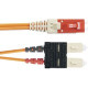 Panduit Fiber Optic Duplex Patch Network Cable - 16.40 ft Fiber Optic Network Cable for Network Device - First End: 1 x FJ Male Network - Second End: 2 x SC Male Network - Patch Cable - 62.5/125 &micro;m - 1 Pack - TAA Compliance F6D6PX-3M5Y