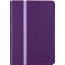 Belkin Stripe Carrying Case (Folio) Apple iPad mini Tablet - Plum - Scratch Resistant Interior, Slip Resistant Interior - Suede Interior, MicroFiber Interior, Silicone Interior F7N248B1C01