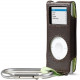 Belkin Carabiner Case for iPod nano - Slide Insert - Leather - Dark Brown, Black F8Z057-FB