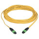 PANDUIT QuickNet Fiber Optic Interconnect Duplex Assembly Cable - MTP Female Network - MTP Female Network - 9.84ft - Yellow - TAA Compliance F912D5-5M3Y