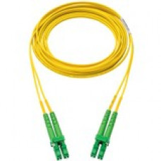 Panduit Fiber Optic Duplex Patch Network Cable - 65.62 ft Fiber Optic Network Cable for Network Device - First End: 2 x SC/APC Male Network - Second End: 2 x SC Male Network - Patch Cable - 9/125 &micro;m - Yellow - 1 Pack - TAA Compliance F923LANSNSN