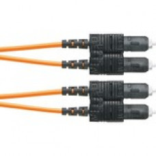 Panduit Fiber Optic Duplex Patch Network Cable - 141.08 ft Fiber Optic Network Cable for Network Device - First End: 2 x SC Male Network - Second End: 2 x SC Male Network - Patch Cable - Yellow - 1 Pack F923LSNSNSNM043
