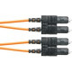 Panduit Fiber Optic Duplex Patch Network Cable - 114.83 ft Fiber Optic Network Cable for Network Device - First End: 2 x SC Male Network - Second End: 2 x SC Male Network - Patch Cable - Yellow - 1 Pack - TAA Compliance F923LSNSNSNM035