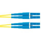 Panduit Fiber Optic Duplex Patch Network Cable - 3.28 ft Fiber Optic Network Cable for Network Device - First End: 2 x SC/APC Male - Second End: 2 x SC/APC Male Network - Patch Cable - 9/125 &micro;m - Yellow - 1 Pack - TAA Compliance F923RANANSNM001