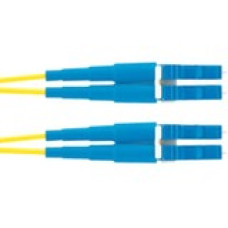 Panduit Fiber Optic Duplex Patch Network Cable - 16.40 ft Fiber Optic Network Cable for Network Device - First End: 2 x SC/APC Male - Second End: 2 x SC/APC Male Network - Patch Cable - 9/125 &micro;m - Yellow - 1 Pack - TAA Compliance F923RANANSNM005