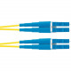 Panduit Fiber Optic Duplex Patch Network Cable - 59.06 ft Fiber Optic Network Cable for Network Device - First End: 2 x SC/APC Male Network - Second End: 2 x SC/APC Male Network - Patch Cable - 9/125 &micro;m - Yellow - 1 - TAA Compliance F923RANSNSNM