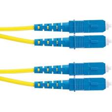Panduit Fiber Optic Duplex Patch Network Cable - 26.25 ft Fiber Optic Network Cable for Network Device - First End: 2 x SC Male Network - Second End: 2 x SC Male Network - Patch Cable - 9/125 &micro;m - Yellow - 1 F923RSNSNSNM008