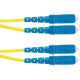 Panduit Fiber Optic Duplex Patch Network Cable - 29.53 ft Fiber Optic Network Cable for Network Device - First End: 2 x SC Male Network - Second End: 2 x SC Male Network - Patch Cable - 9/125 &micro;m - Yellow - 1 F923RSNSNSNM009