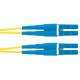 Panduit Fiber Optic Duplex Patch Network Cable - 147.64 ft Fiber Optic Network Cable for Network Device - First End: 2 x LC Male Network - Second End: 2 x LC Male Network - Patch Cable - Yellow - 1 F92ERLNLNSNM045
