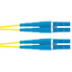 Panduit Fiber Optic Duplex Patch Network Cable - 137.80 ft Fiber Optic Network Cable for Network Device - First End: 2 x LC Male Network - Second End: 2 x LC Male Network - Patch Cable - Yellow - 1 F92ERLNLNSNM042