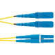 Panduit Opti-Core Fiber Optic Patch Network Cable - 128 ft Fiber Optic Network Cable for Network Device - First End: 2 x LC Male Network - Second End: 2 x SC Male Network - Patch Cable - 9/125 &micro;m - Yellow F92ELLNSNSNM039