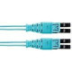 Panduit Fiber Optic Patch Network Cable - 49 ft Fiber Optic Network Cable for Network Device - LC Male Network - LC Male Network - Patch Cable - Aqua - 1 Pack FX2ERQ1Q1SNM015